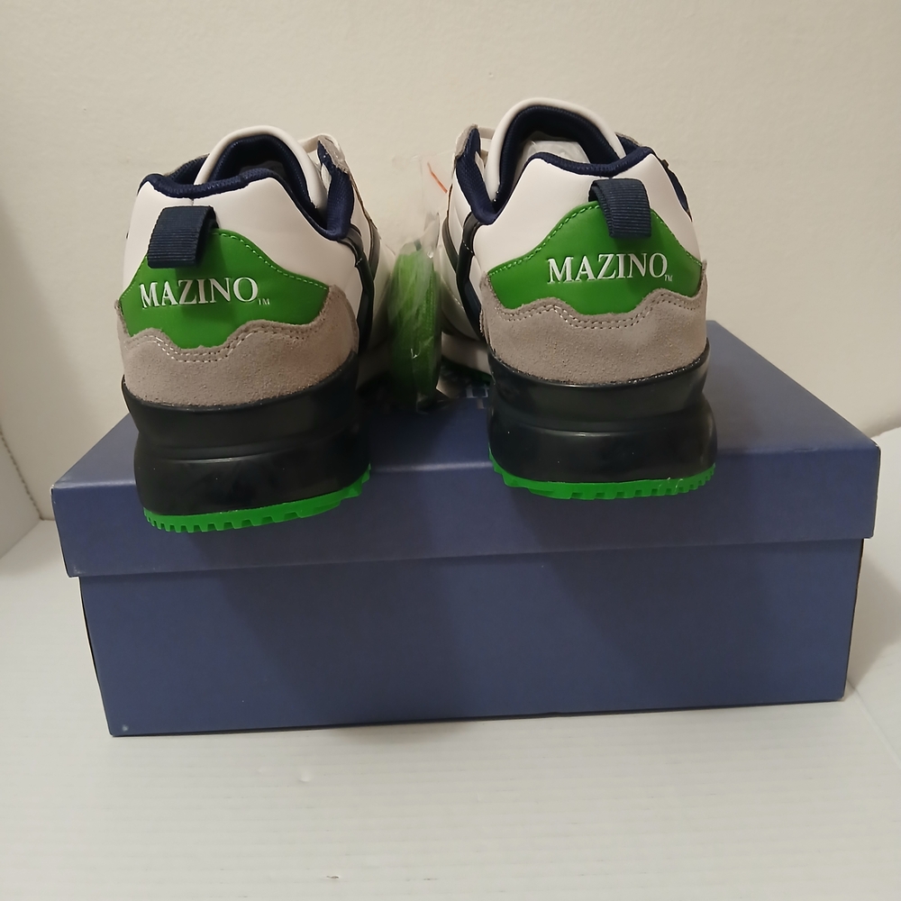 Men's White, Gray, and Green Sneakers Various Sizes  New $29 - Picture 8 of 12